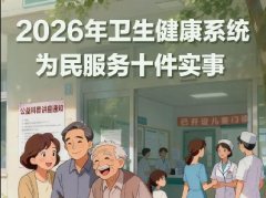 2026年卫生健康系统为民服务十件实事